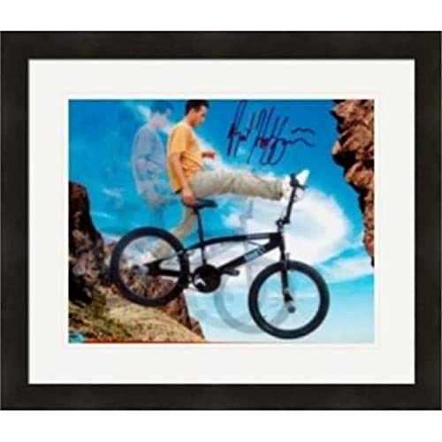 Autograph Warehouse 410356 Mat Hoffman Autographed 8 x 10 in. Photo BMX Biking Games Champion No.1 Matted & Framed