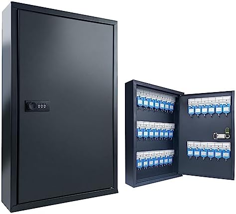 Key Lock Box 36, Key Cabinet Organizer, Metal Key Lock Box, key lock box wall mount, key lock box for outside, key lock box for car, Key Safe Security Storage Lockbox Holder for Valets, House.