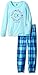 Calvin Klein Girls' Floral Reef CK Crew Neck Sleep Set
