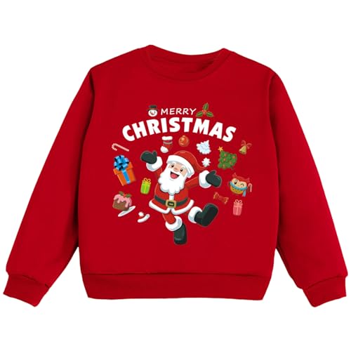 Weihnachtspulli Kinder Weihnachts Sweatshirt, Christmas Rentier...
