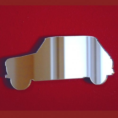 Super Cool Creations Mini Auto Spiegel - 35cm x 15cm