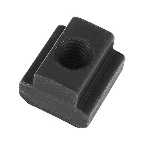Aexit M6 Female Quality Parts Thread Steel T-Slot Nut Grade 12.9 Tapped Through Model:27as70qo278