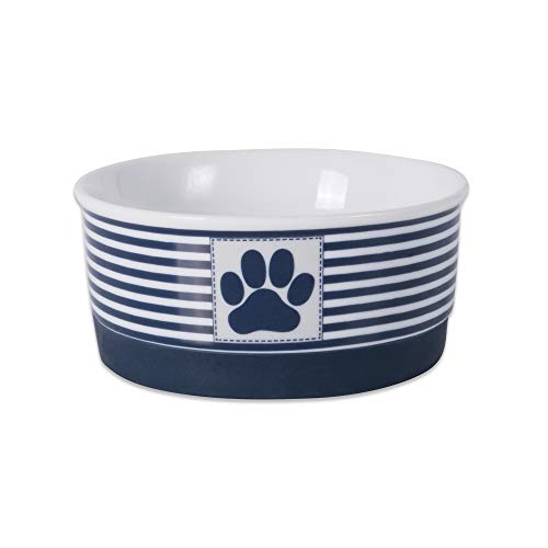 Bone Dry Paw & Patch Ceramic Pet Collection, Small Bowl, 4.25x2