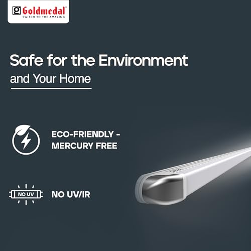 Image of Goldmedal Speedo 36W LED Batten for Living Room, Bedroom & Kitchen | 3600 Lumens Light Output | Energy Efficient Tubelight for Home | Aluminium housing | Cool Daylight (6500K)