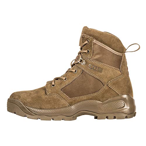 Image of 5.11 Tactical Men's A.T.A.C. 2.0 6 inch Side Zip Desert, Ortholite Achilles Cuff, Style 12395