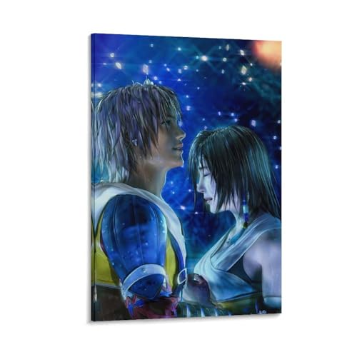 �t�@�C�i���t�@���^�W�[ �|�X�^�[ (10) �E�H�[���A�[�g �L�����o�X ��� �摜�̊G �Ǌ|�� ���� �z�[������16x24inch(40x60cm)