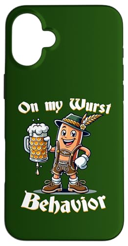 On My Wurst Behavior INg[o[tFXg RX`[ hCc X}zP[X iPhone 16 Plus p