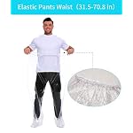 Raincoat Set Disposable 2 Pack Plus Size Adult Rain Ponchos with Hood Rain Coats Emergency Waterproof Rainpants Suit - Image 3