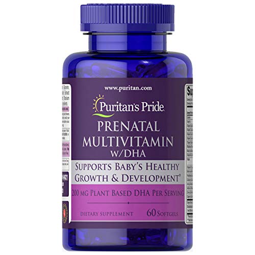 Prenatal Multivitamina C/DHA (60 SGELS) Puritans Pride