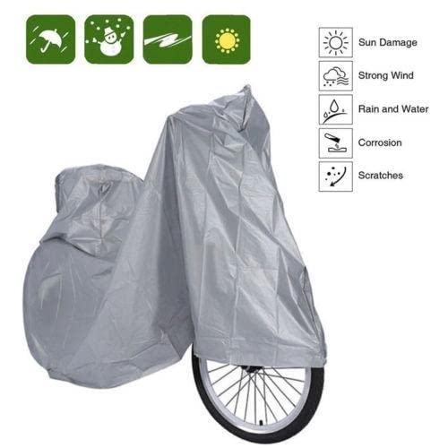 Image of AUTO OPREMA Water Resistant Bicycle Cover for All Bicycles Silver Cover (Universal)