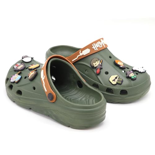Image of SVAAR x Harry Potter Men's Magical Clogs with 10 Authentic Harry Potter Charms Included and Adjustable Back Strap