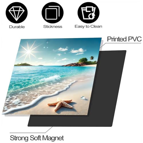 Image of BVBOX Dishwasher Magnet Cover 23 inchx26 inch, Reusable Magnetic Refrigerator Covers, Decorative Magnets Cover Fridge Door Skin Panel Stickers for Home Kitchen Appliance