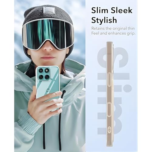 Image of Lifetime Anti-Yellow Clear Back Cover Case for Motorola Edge 60 Fusion 5G / Moto Edge 60 5G (Sleek Crystal Hard Back | Shockproof Protection with Camera Protection)