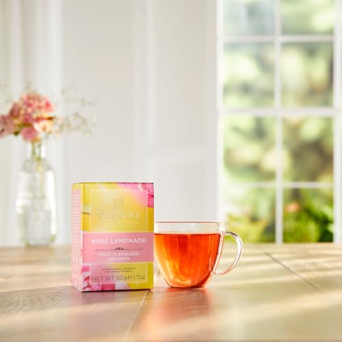 Image of Taylors of Harrogate Rose Lemonade Herbal Tea Bags, 20ct (Pack of 6)