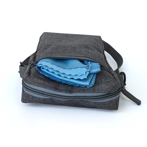 Image of Travel Crossbody Sling Bag for Man, Water-Resistant Oxford Small Shoulder Bag for Office Business, Messenger Side Bag for Passport, Mobile, Charger, Cash