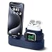 elago 3 in 1 Charging Hub (Jean Indigo) Compatible with Apple Watch Series 5/4/3/2/1, Apple AirPods 2/1, iPhone 11 Pro Max/11 Pro/11/X and All iPhone Models [Original Cables Required-NOT Included]