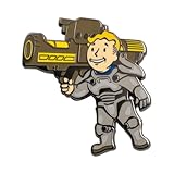 Fallout Vault Boy in Power Armor Augmented Reality Collectors Enamel Pin by PINFINITY! Ltd Edition Vault Boy Pins with Interactive Digital Activation to Collect, Share, Swap and Wear!