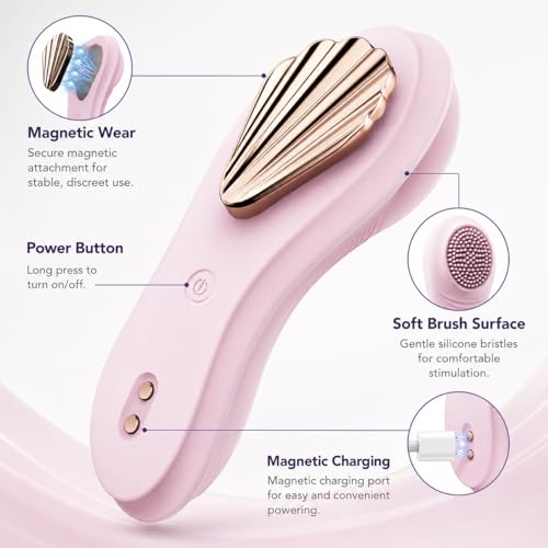 Panties vibradores con controlador APP, cuerpo portátil liviano con batería recargable, rendimiento silencioso, forma portátil, fácil de limpiar miniatura 4