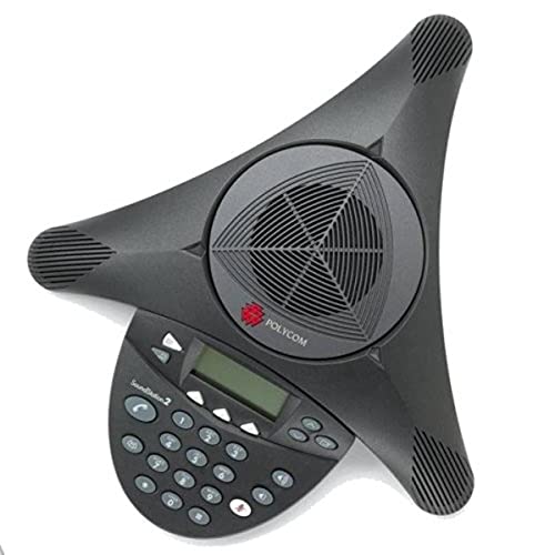 Polycom SoundStation2 - Equipo de teleconferencia (110-220 V, 50/60 Hz, 311 x 368 x 64 mm, 800 g, 5-40 °C)