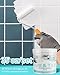 Tile Paint, 35oz Tub and Tile Paint Refinishing Kit with Tools and Hardener, Easy to Use for Countertop Bathroom Bathtub Kitchen Sink, Semi-Gloss White, Low Odor，50-55sq.ft