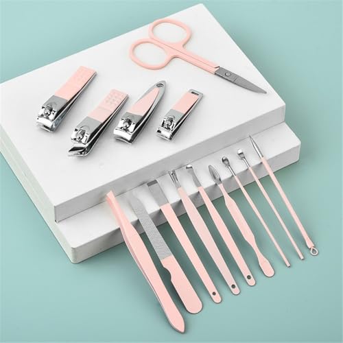 Kit de manucure en acier inoxydable bleu avec coupe-ongles durable - 4