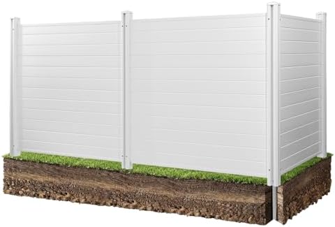 VEVOR Outdoor Privacy Screen, 50in H x 50in W Air Conditioner Fen...