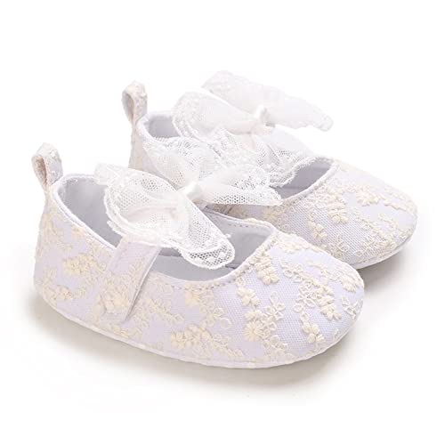 Spring and Summer Children Baby Toddler Shoes Girls Casual Shoes Lightweight Flat Sole Solid Color White Breathable Comfortable Bow Knot 6 Toddler Shoes2