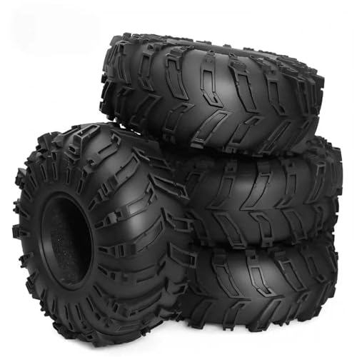 Pneus RC Hellhounds 140x55mm 2.2 pouces pour Wraith RR10 et crawler 1/10 4 pièces