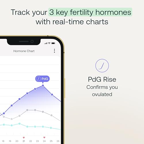 Image of Mira Max Fertility Monitor & Ovulation Test Kit for Women, at-Home Hormone Tracker for LH, PdG & E3G, Digital Hormone Analyzer with 10 Test Wands, 7x More Accurate Than Other Fertility Trackers