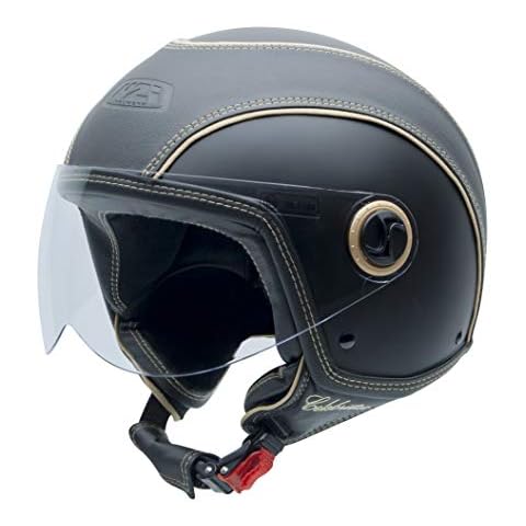 NZI 150213G093 Celebrities Matt Black Casco de Moto Cover