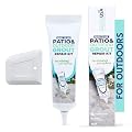 PentaUSA Outdoor Grout - Premixed Patio Grout in a Tube, Ready to Use Polymeric Sand for Pavers, Repairs Stone Joints, Driveways, Entryways, Gardens - Includes Grout Float (14oz / Natural Sand Color)