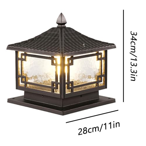 Lampe poste industriel style hollow E27 pour sublimer vos piliers