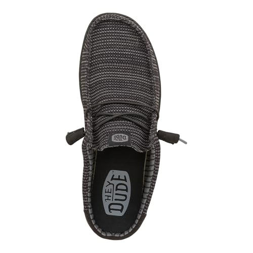 Image of HEYDUDE Men's Wally Slip Stretch Canvas | Men's Shoes | Men Slip-on Loafers | Comfortable & Light-Weight
