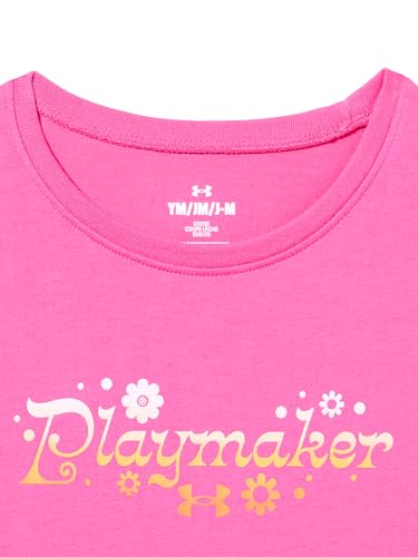 Under Armour Girls' Playmaker Short Sleeve T Shirt2
