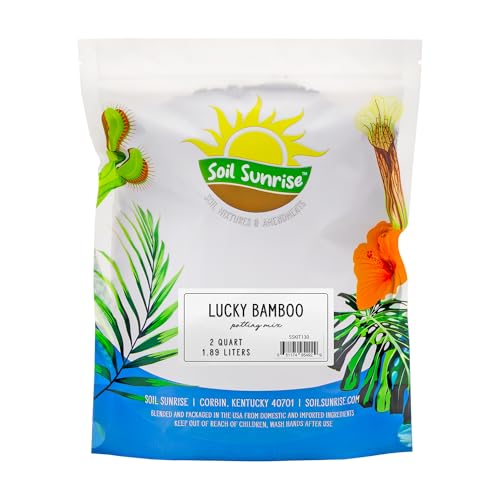 Soil Sunrise Lucky Bamboo Plant Potting Mix...