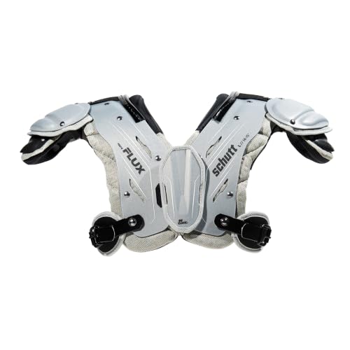Schutt XV Flux Youth Football Shoulder Pads for Youth and Middle School Football Lightweight Protective Football Shoulder Pads for All Positions X-Large