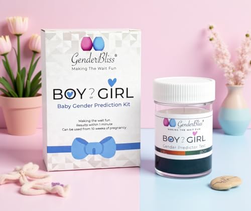 Image of GenderBliss Early Gender Prediction Test Kit - Early Pregnancy Boy or Girl Gender Reveal Home Test - Non-invasive Safe for Mother and Baby. Find Out Your Babies Gender as Early as 10 Weeks!