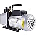 VEVOR Vacuum Pump 12CFM 1 HP Single Stage Air Conditioning Vacuum Pump 110V 5PA Ultimate Vacuum Refrigerant HVAC Air Tool Rotary Vane Vacuum Pump for Automobile Vacuum Evacuation