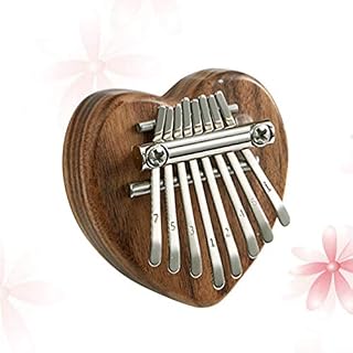 BIENKA Mini Kalimba 8 Touches, Piano à Pouce Transparent Portable en Forme de Coeur, Instrument de Musique Africain… - Les Beatles, Paul McCartney, John Lennon, RIngo Starr, George Harrison