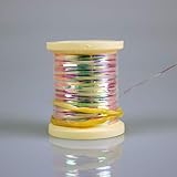 Hareline Single Spool Pearlescent Flat Tinsel Medium