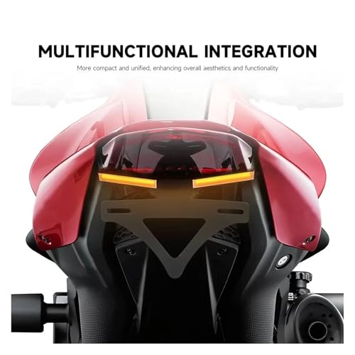 Support de plaque d'immatriculation moto en alliage pour Monster 950 queue courte - 5