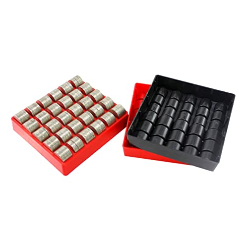 Caja plástica organizadora para monedas x2 TEHAUX miniatura 1