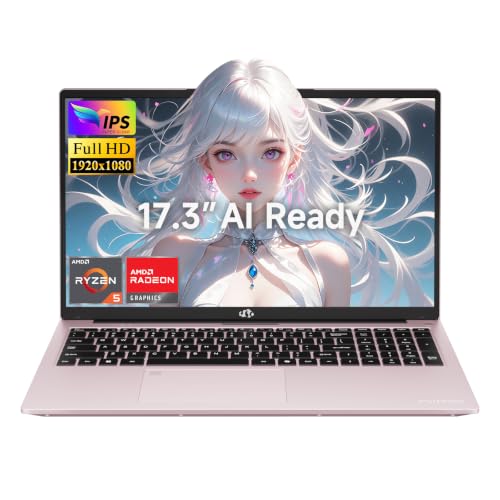 Image of NIMO 17.3 inch AI Ready Gaming Laptop, AMD Ryzen 5 CPU(Beat R5 7430U)
