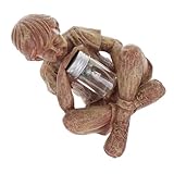 Lumière de paysage extérieur : apparence de garçon délicate, créative et unique, lampe de pelouse en résine