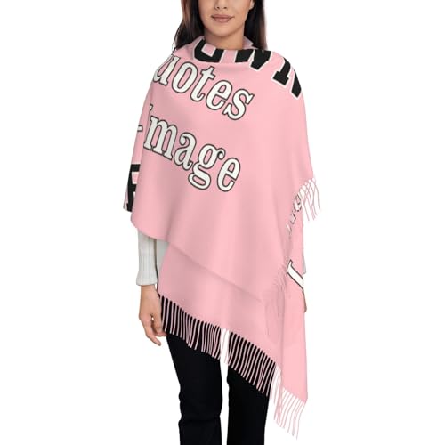 Winter Scarf for Women Men Custom Scarves Personalized Customize Logo Photo Text Name Pashmina Shawl Wrap4
