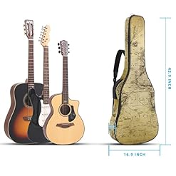 Hondank Housse de transport étanche pour guitare avec bandoulière réglable pour aquarelle perroquets fleurs tropicales… - Les Beatles, Paul McCartney, John Lennon, RIngo Starr, George Harrison Hondank Housse de transport étanche pour guitare avec bandoulière réglable pour aquarelle perroquets fleurs tropicales… – Image 5