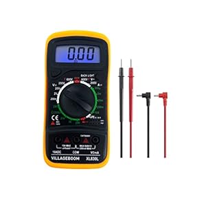Digitale multimeter XL830L met LCD-achtergrondverlichting, meetinstrument voor stroom, AC/DC-spanning, weerstand…