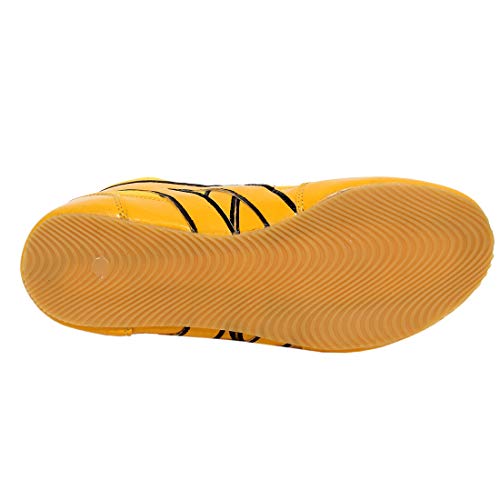 Image of RXN Men's Faux Leather Wrestling Shoes with Rubber Sole for Training