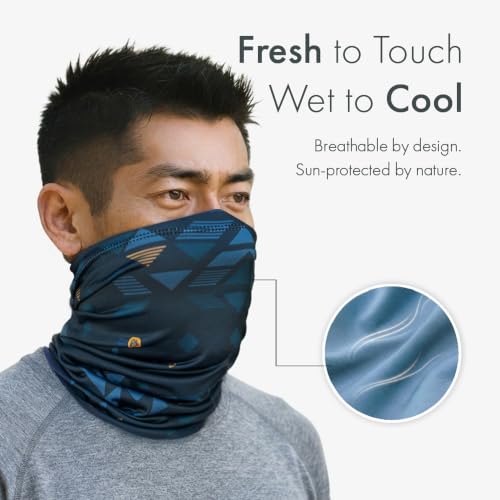 Image of WHTE MOSS Cooling Neck Gaiter for Sun Protection UPF 50+(