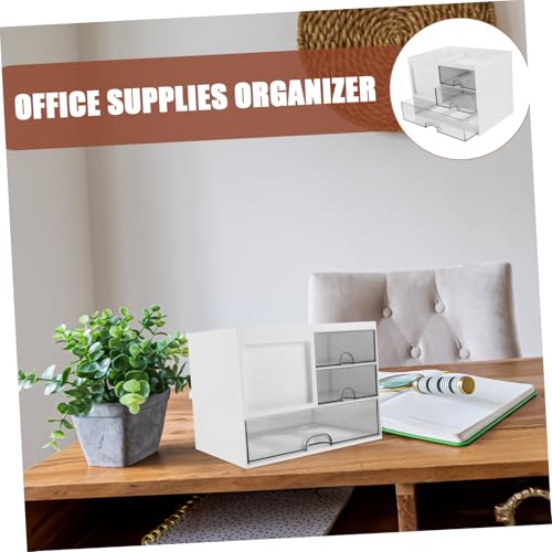 Rangement pour bureau WOONEKY avec boîte à documents organisée et petits compartiments séparés - 8